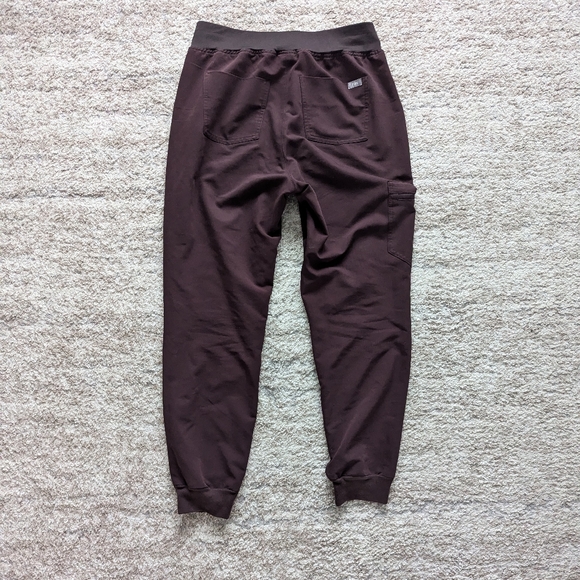 Figs set Zamora high waisted pants Rafaela top espresso medium - Picture 12 of 13